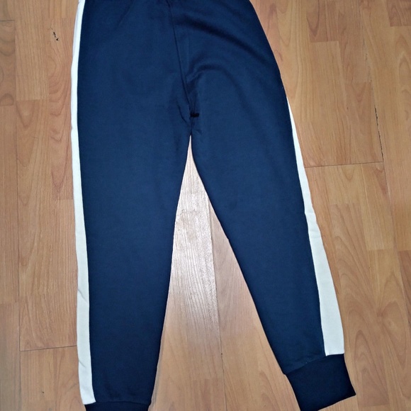 Puma Ladies' Sweat Jogger Pant, Black/Marshmallow - Picture 4 of 8